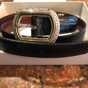 Brighton belt Black/Brown reversible size 32